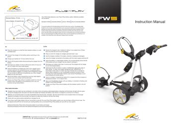 powakaddy fw5 instruction manual.